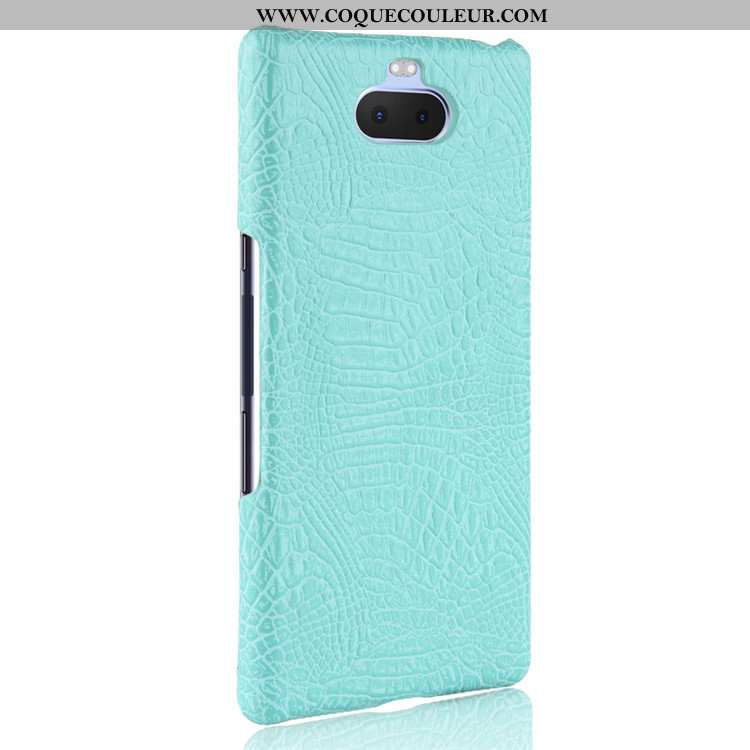 Housse Sony Xperia 10 Protection Téléphone Portable Bleu Marin, Étui Sony Xperia 10 Cuir Difficile B