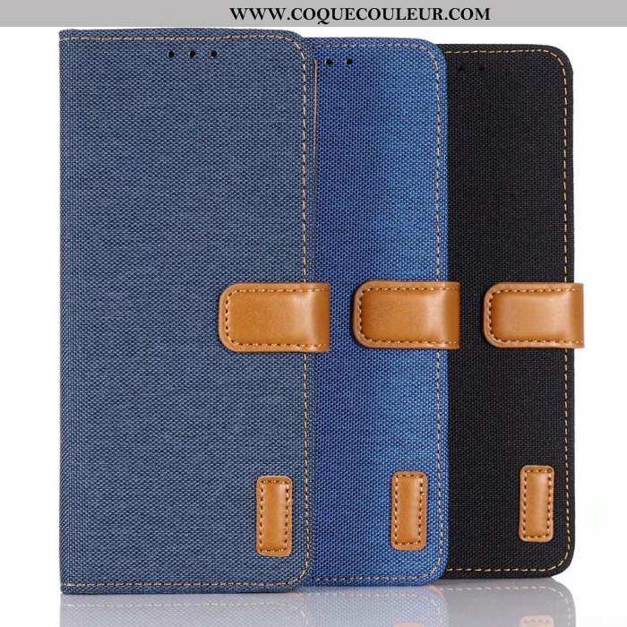 Étui Sony Xperia 10 Protection Difficile Coque, Coque Sony Xperia 10 Cuir Bleu