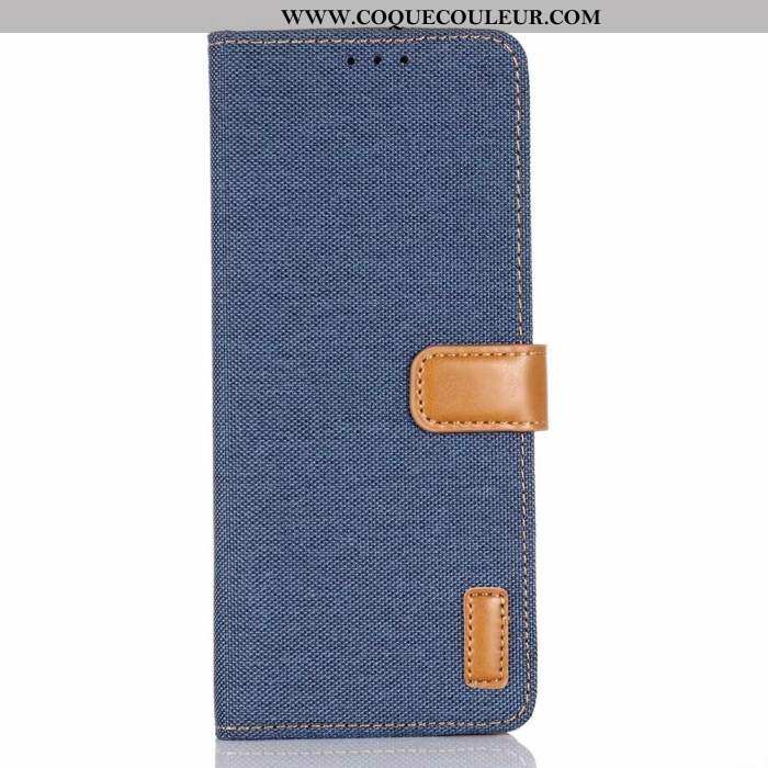 Étui Sony Xperia 10 Protection Difficile Coque, Coque Sony Xperia 10 Cuir Bleu