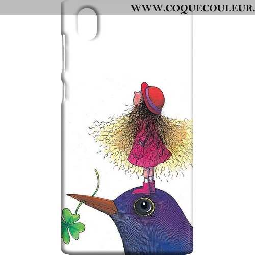 Coque Sony Xperia L1 Protection Difficile Coque, Housse Sony Xperia L1 Délavé En Daim Étui Rose