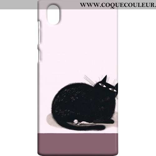 Coque Sony Xperia L1 Protection Difficile Coque, Housse Sony Xperia L1 Délavé En Daim Étui Rose