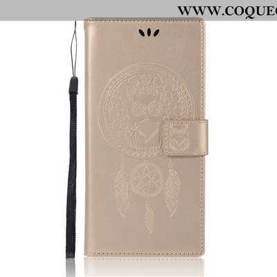 Housse Sony Xperia L1 Portefeuille Étui Téléphone Portable, Sony Xperia L1 Protection Or Doré