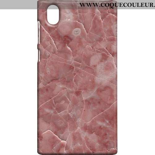 Coque Sony Xperia L1 Modèle Fleurie Étui, Housse Sony Xperia L1 Protection Délavé En Daim Rose