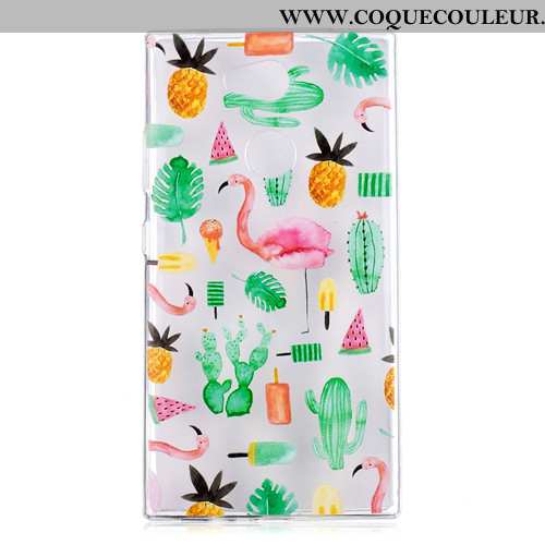 Coque Sony Xperia L2 Charmant Dessin Animé Coque, Housse Sony Xperia L2 Fluide Doux Étui Verte