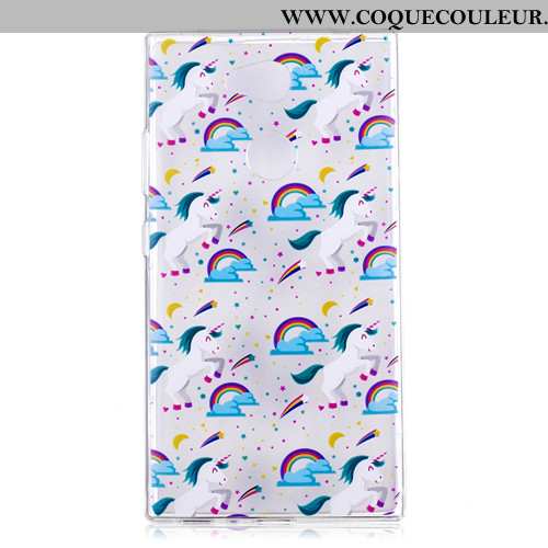 Coque Sony Xperia L2 Charmant Dessin Animé Coque, Housse Sony Xperia L2 Fluide Doux Étui Verte