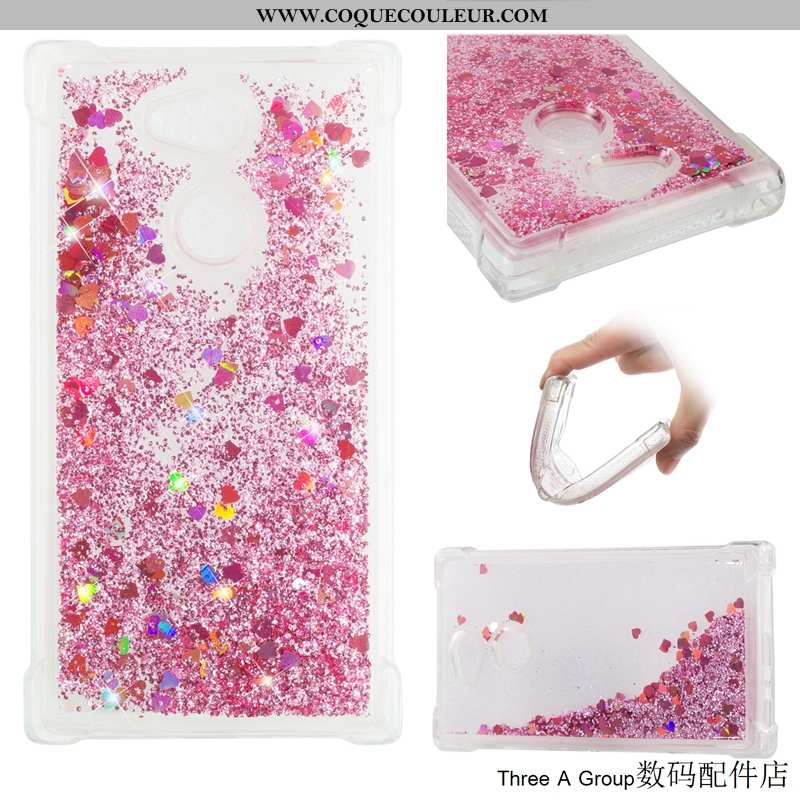 Housse Sony Xperia L2 Protection Créatif Amour, Étui Sony Xperia L2 Personnalité Coque Rose