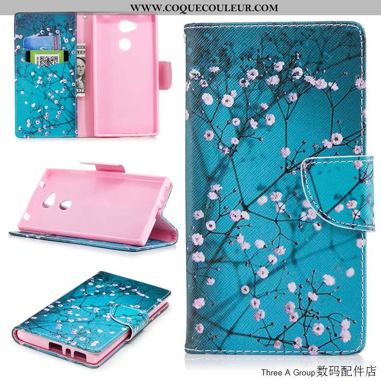 Housse Sony Xperia L2 Silicone Clamshell Incassable, Étui Sony Xperia L2 Protection Fluide Doux Blan