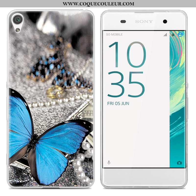 Étui Sony Xperia Xa Créatif Transparent, Coque Sony Xperia Xa Tendance Incassable Rose