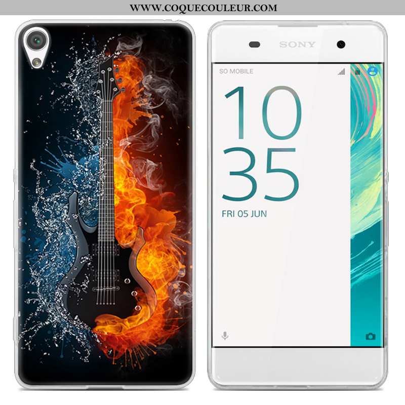 Étui Sony Xperia Xa Créatif Transparent, Coque Sony Xperia Xa Tendance Incassable Rose