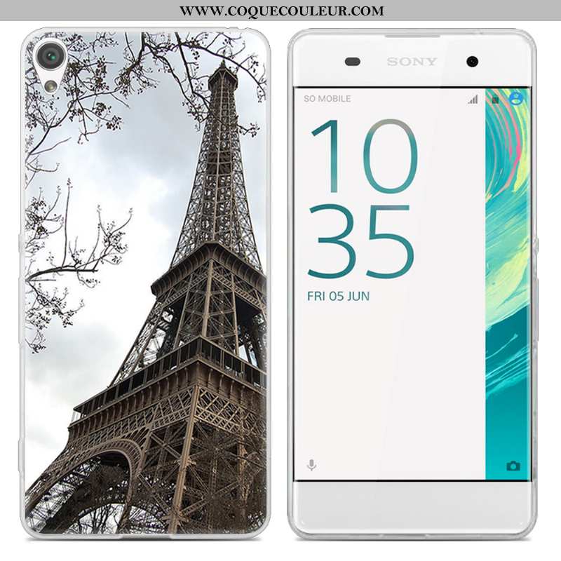 Étui Sony Xperia Xa Créatif Transparent, Coque Sony Xperia Xa Tendance Incassable Rose