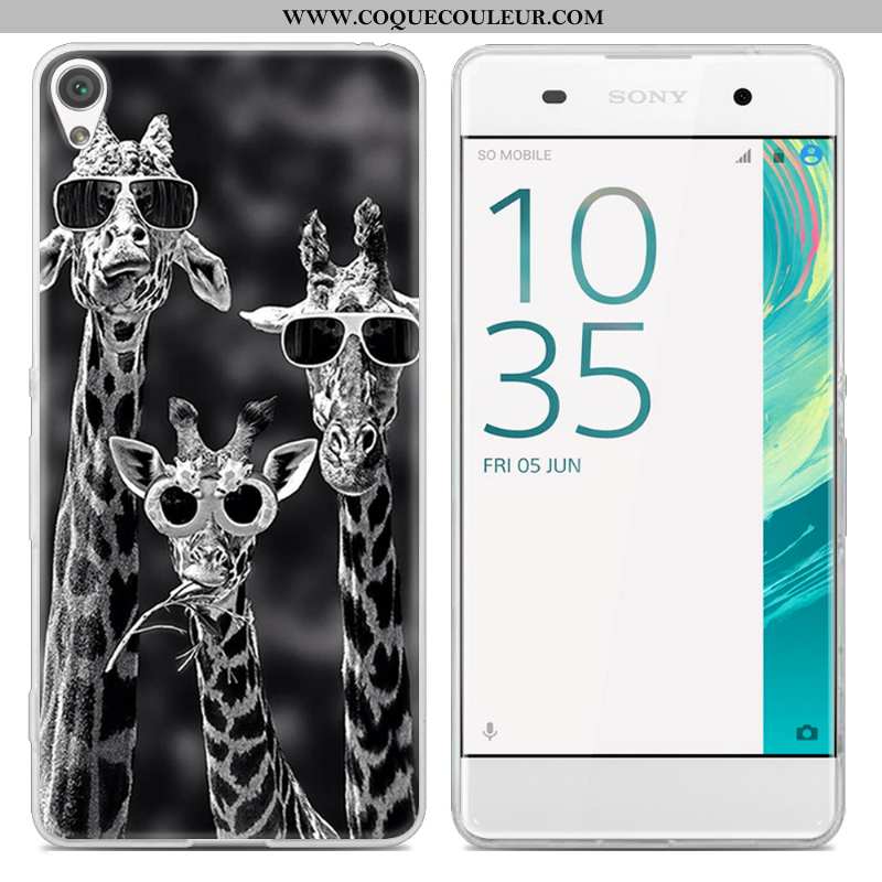 Étui Sony Xperia Xa Créatif Transparent, Coque Sony Xperia Xa Tendance Incassable Rose