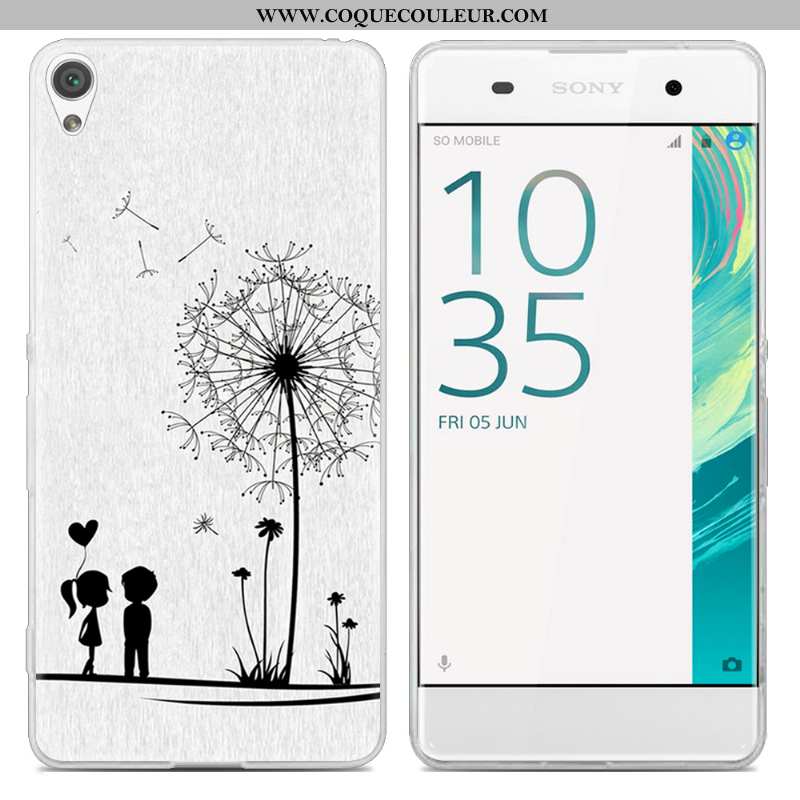 Étui Sony Xperia Xa Créatif Transparent, Coque Sony Xperia Xa Tendance Incassable Rose