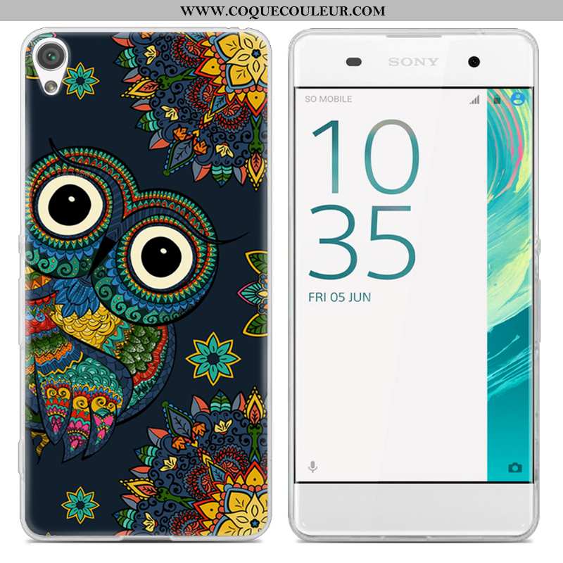 Étui Sony Xperia Xa Créatif Transparent, Coque Sony Xperia Xa Tendance Incassable Rose