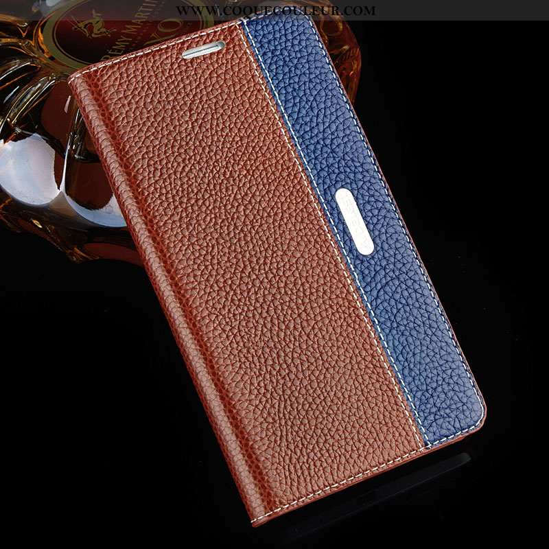 Étui Sony Xperia Xa Ultra Cuir Véritable Coque Protection, Sony Xperia Xa Ultra Cuir Marron