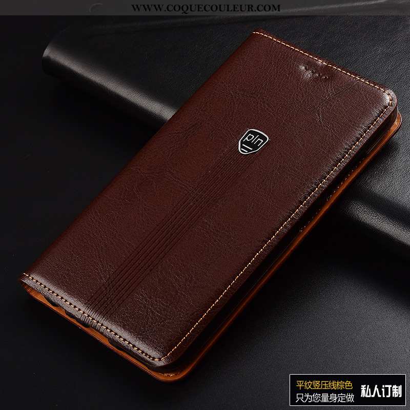 Étui Sony Xperia Xa1 Plus Protection Rose Incassable, Coque Sony Xperia Xa1 Plus Cuir Véritable Télé