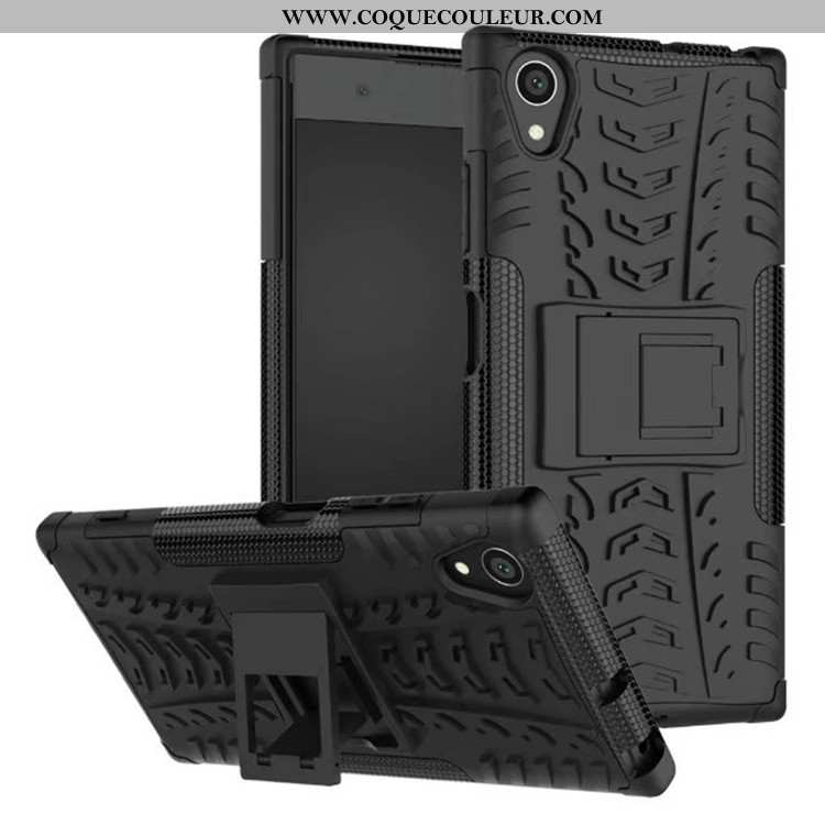 Housse Sony Xperia Xa1 Plus Protection Incassable Noir, Étui Sony Xperia Xa1 Plus Téléphone Portable