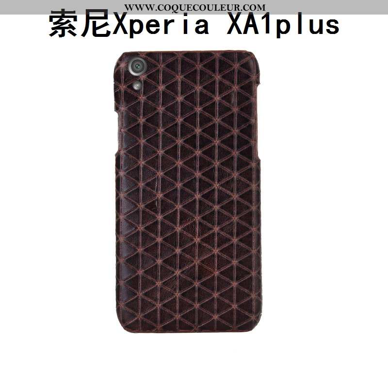 Coque Sony Xperia Xa1 Plus Luxe Personnalisé Créatif, Housse Sony Xperia Xa1 Plus Personnalité Cuir 