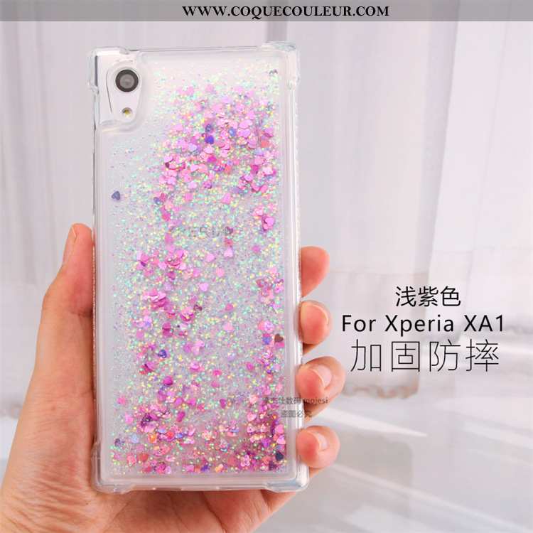 Coque Sony Xperia Xa1 Ornements Suspendus Rose Étui, Housse Sony Xperia Xa1 Créatif