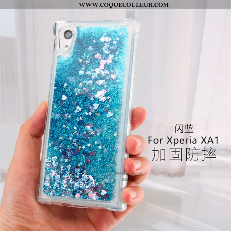 Coque Sony Xperia Xa1 Ornements Suspendus Rose Étui, Housse Sony Xperia Xa1 Créatif