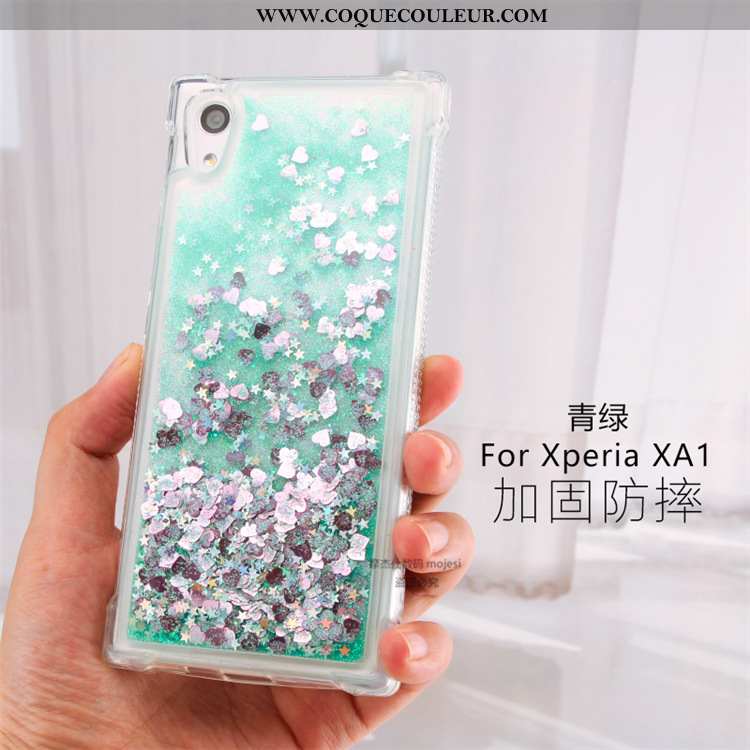 Coque Sony Xperia Xa1 Ornements Suspendus Rose Étui, Housse Sony Xperia Xa1 Créatif