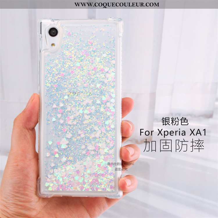 Coque Sony Xperia Xa1 Ornements Suspendus Rose Étui, Housse Sony Xperia Xa1 Créatif