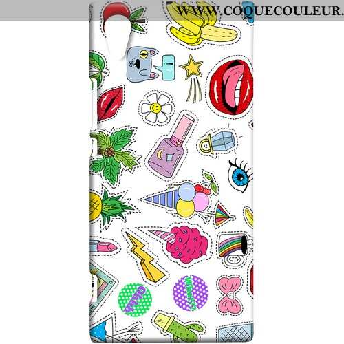 Étui Sony Xperia Xa1 Protection Difficile Blanc, Coque Sony Xperia Xa1 Fashion Téléphone Portable Bl