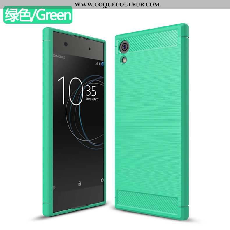 Housse Sony Xperia Xa1 Étui Téléphone Portable Coque, Sony Xperia Xa1 Vert Incassable Verte