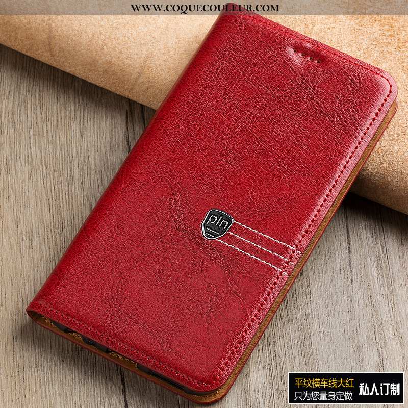 Étui Sony Xperia Xa1 Ultra Manuel Rouge, Coque Sony Xperia Xa1 Ultra Protection Téléphone Portable R