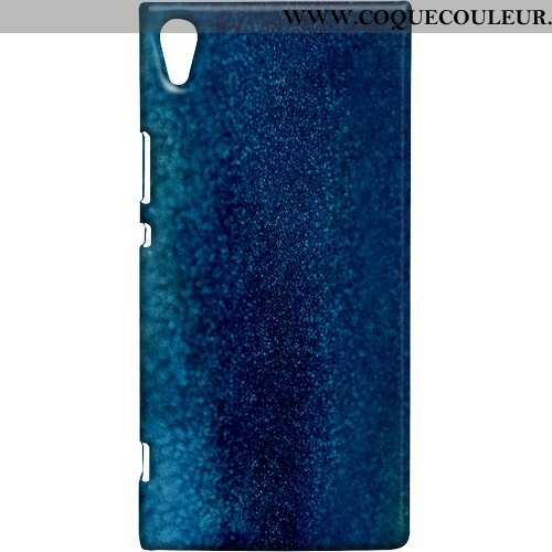 Étui Sony Xperia Xa1 Ultra Métal Coque, Coque Sony Xperia Xa1 Ultra Créatif Tendance Bleu