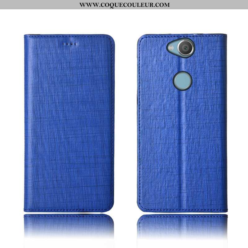 Coque Sony Xperia Xa2 Plus Protection Étui Coque, Housse Sony Xperia Xa2 Plus Cuir Véritable Nouveau