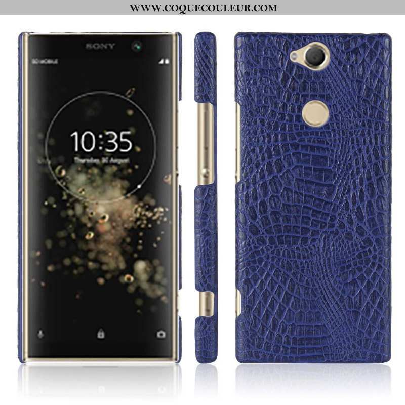 Étui Sony Xperia Xa2 Plus Protection Téléphone Portable Étui, Coque Sony Xperia Xa2 Plus Bleu Marin 