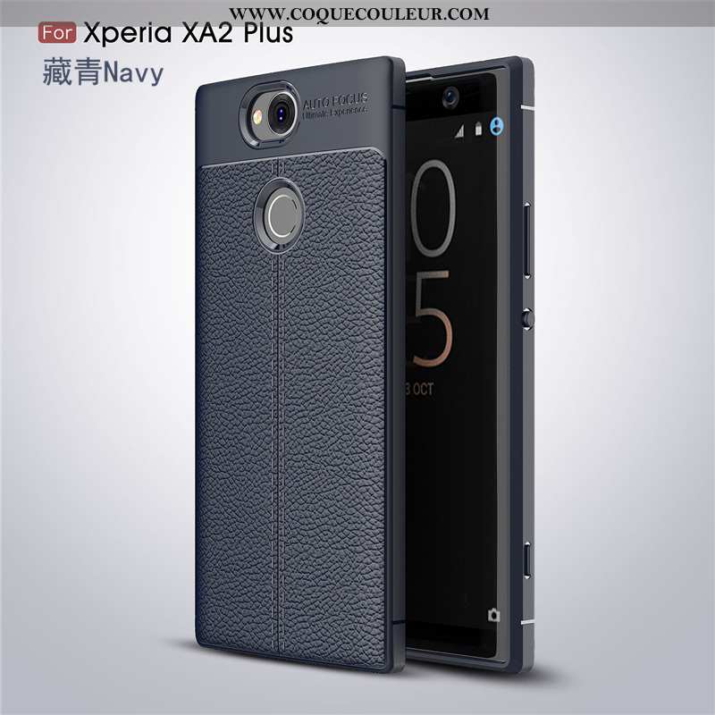 Coque Sony Xperia Xa2 Plus Fluide Doux Mode Business, Housse Sony Xperia Xa2 Plus Silicone Téléphone
