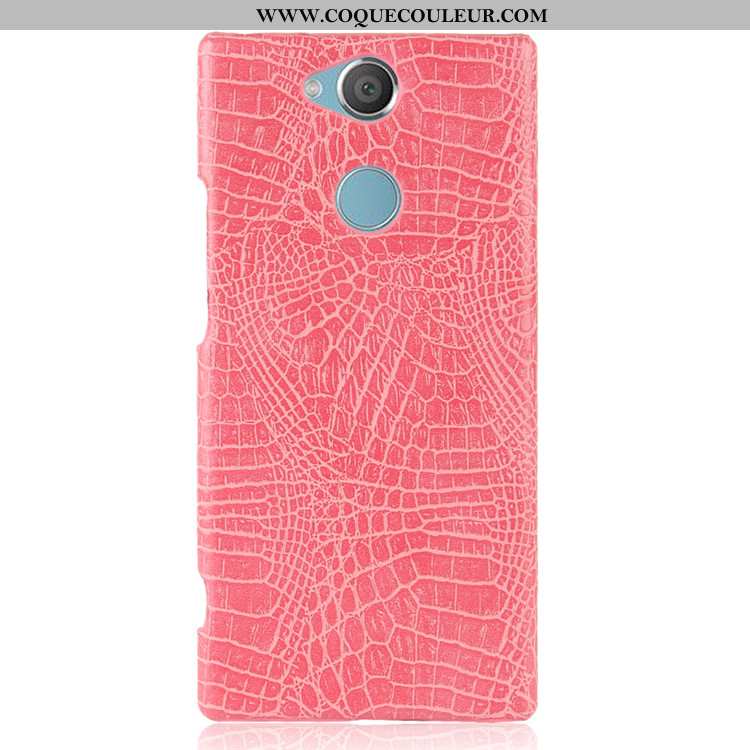 Coque Sony Xperia Xa2 Modèle Fleurie Crocodile Coque, Housse Sony Xperia Xa2 Protection Noir