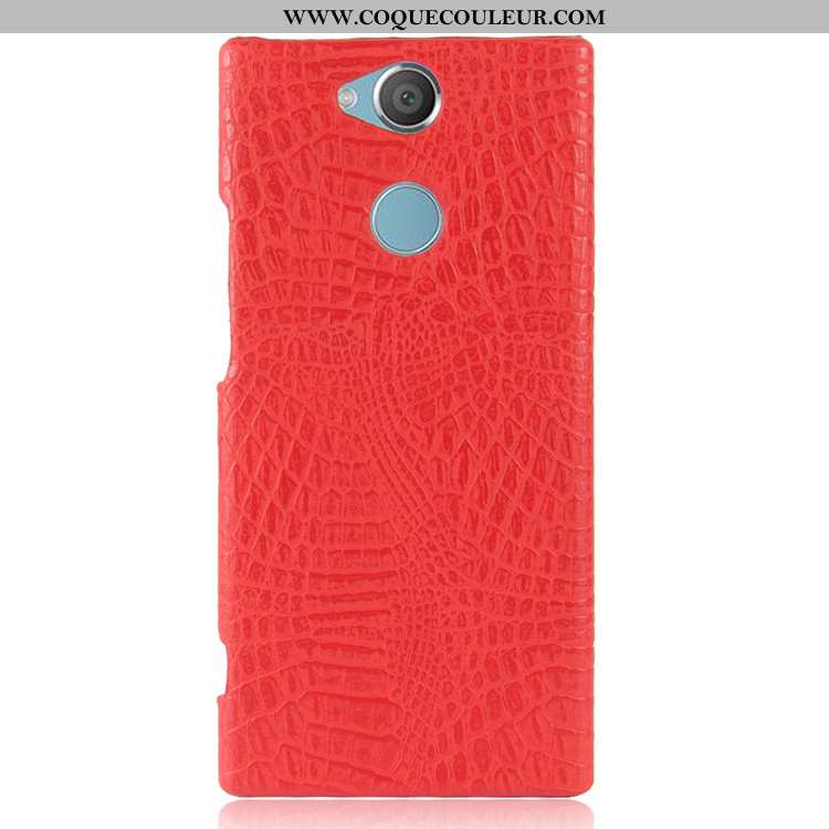 Coque Sony Xperia Xa2 Modèle Fleurie Crocodile Coque, Housse Sony Xperia Xa2 Protection Noir