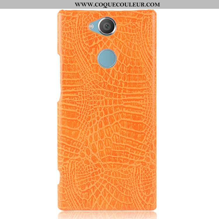 Coque Sony Xperia Xa2 Modèle Fleurie Crocodile Coque, Housse Sony Xperia Xa2 Protection Noir