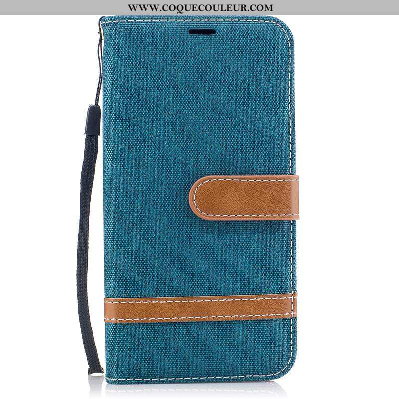 Coque Sony Xperia Xa2 Ultra Cuir Téléphone Portable En Denim, Housse Sony Xperia Xa2 Ultra Modèle Fl