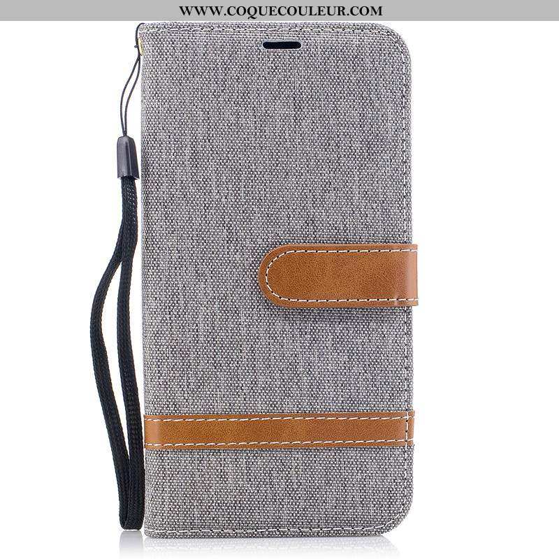 Coque Sony Xperia Xa2 Ultra Cuir Téléphone Portable En Denim, Housse Sony Xperia Xa2 Ultra Modèle Fl