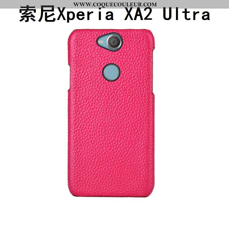 Coque Sony Xperia Xa2 Ultra Mode Litchi Luxe, Housse Sony Xperia Xa2 Ultra Protection Couvercle Arri