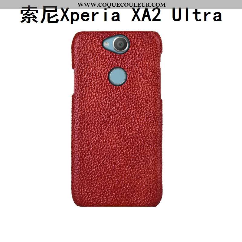 Coque Sony Xperia Xa2 Ultra Mode Litchi Luxe, Housse Sony Xperia Xa2 Ultra Protection Couvercle Arri