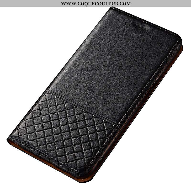 Étui Sony Xperia Xz Premium Cuir Housse Étui, Coque Sony Xperia Xz Premium Protection Véritable Noir