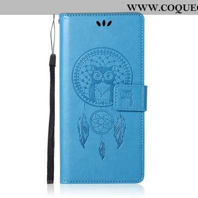 Housse Sony Xperia Xz Premium Portefeuille Étui, Étui Sony Xperia Xz Premium Cuir Coque Bleu