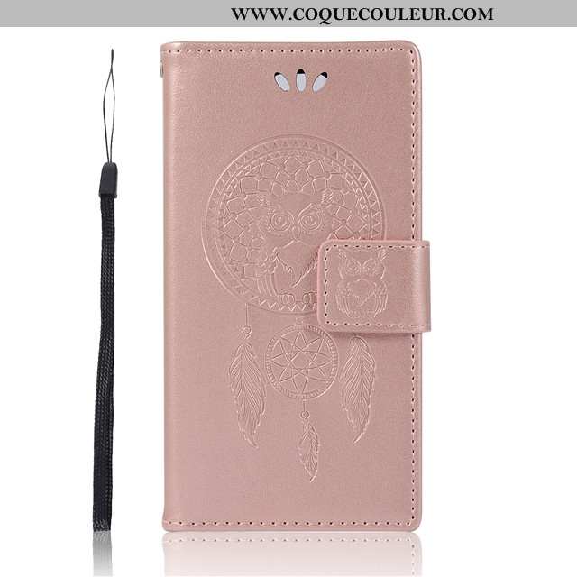 Housse Sony Xperia Xz1 Compact Portefeuille Étui Incassable, Sony Xperia Xz1 Compact Protection Or D