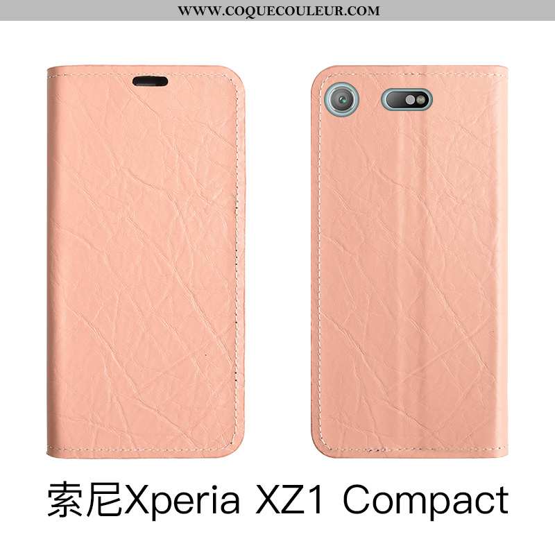 Coque Sony Xperia Xz1 Compact Cuir Housse Téléphone Portable, Sony Xperia Xz1 Compact Silicone Prote