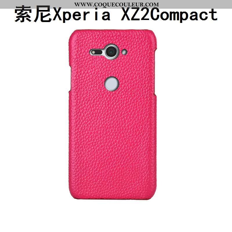 Coque Sony Xperia Xz2 Compact Mode Couvercle Arrière Rouge, Housse Sony Xperia Xz2 Compact Protectio