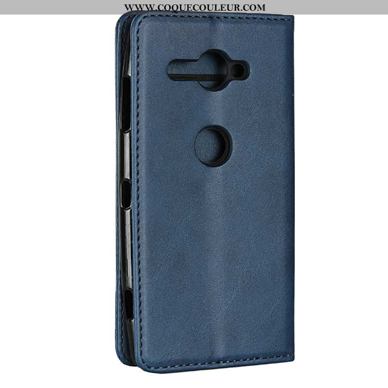 Étui Sony Xperia Xz2 Compact Cuir Noir Téléphone Portable, Coque Sony Xperia Xz2 Compact Protection