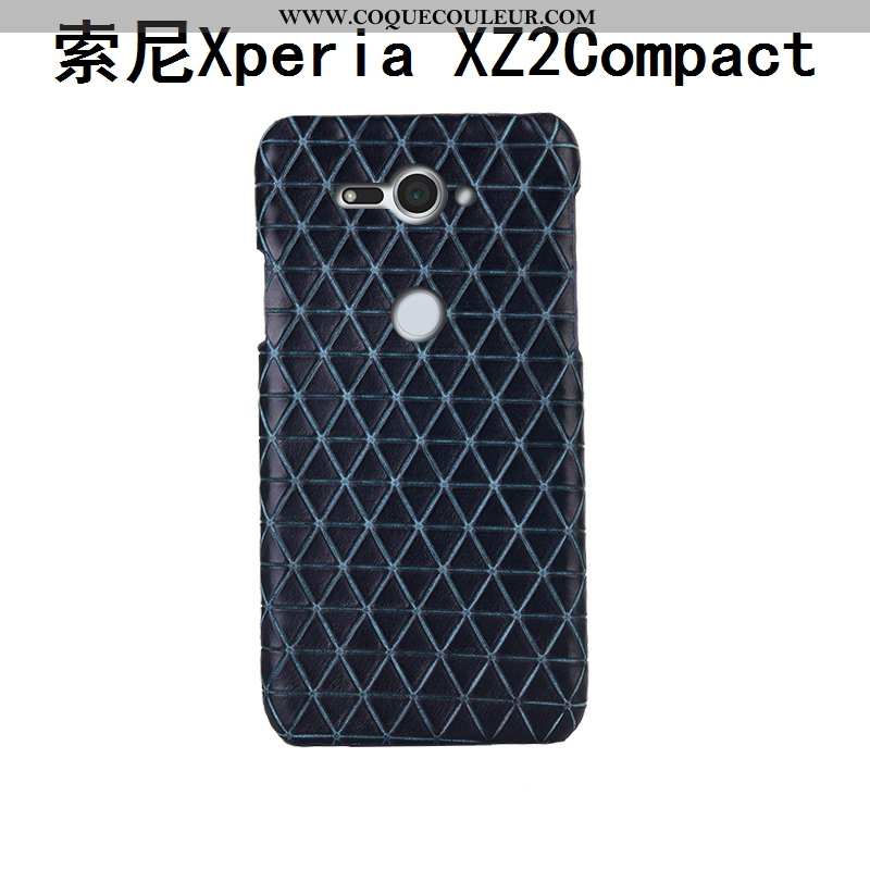 Étui Sony Xperia Xz2 Compact Cuir Protection Bovins, Coque Sony Xperia Xz2 Compact Mode Personnalisé