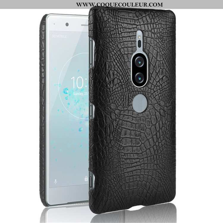 Housse Sony Xperia Xz2 Premium Modèle Fleurie Crocodile Téléphone Portable, Étui Sony Xperia Xz2 Pre