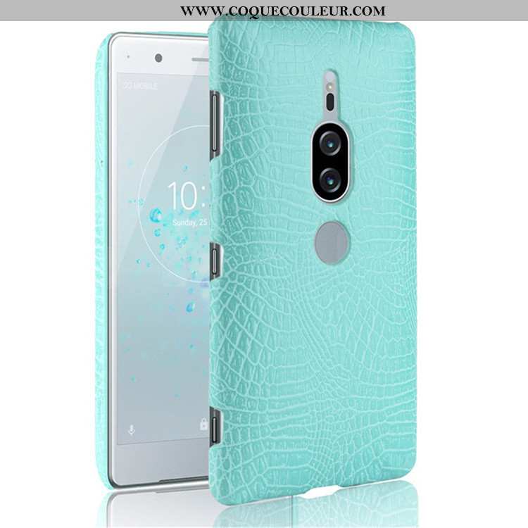 Housse Sony Xperia Xz2 Premium Modèle Fleurie Crocodile Téléphone Portable, Étui Sony Xperia Xz2 Pre