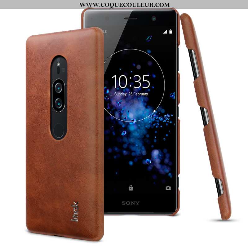 Coque Sony Xperia Xz2 Premium Délavé En Daim Téléphone Portable Noir, Housse Sony Xperia Xz2 Premium