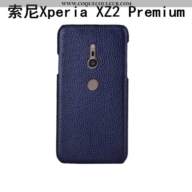 Coque Sony Xperia Xz2 Premium Cuir Incassable Protection, Housse Sony Xperia Xz2 Premium Mode Person